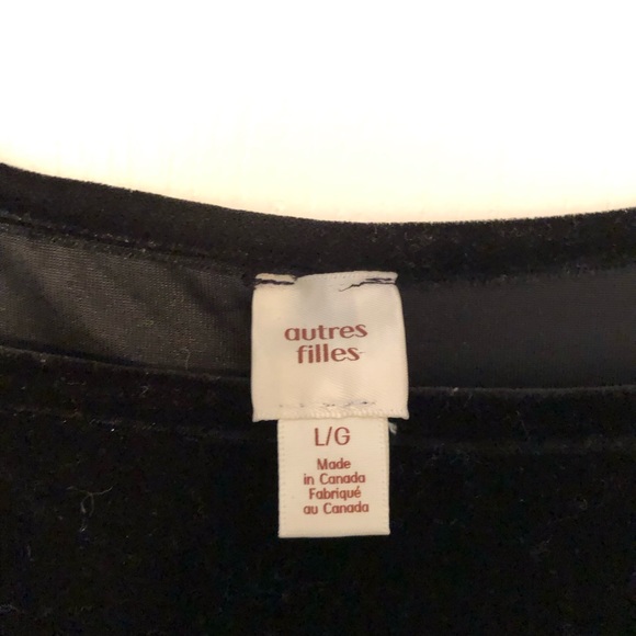 Autres Filles black velvet dress - Picture 3 of 7